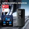 imageCARSUN Cordless Tire Inflator Portable Air CompressorCar Tire Pump with Digital Dual Screen150PSI Portable Air Pump for Car Tires with DeflationampampPressure GaugeSuitable for CarMotorcyclesBicycles