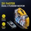 imagePortable Heavy Duty Tire Inflator PumpDual Cylinders ampamp Dual Motors Tire Pump150PSI Air Pumps Auto Shutoff with ScreenDC 12V Air Compressor for PickupORVsSUVsCarsM