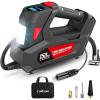 imageAir Compressor Tire Inflator Portable Air Pump DC 12V Auto Tire Pump with Digital Pressure Gauge150PSI with Emergency LED Light for Car Tires Motorcycle Bicycle and Other Inflatables