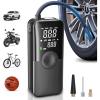 imageCARSUN Cordless Tire Inflator Portable Air CompressorCar Tire Pump with Digital Dual Screen150PSI Portable Air Pump for Car Tires with DeflationampampPressure GaugeSuitable for CarMotorcyclesBicycles